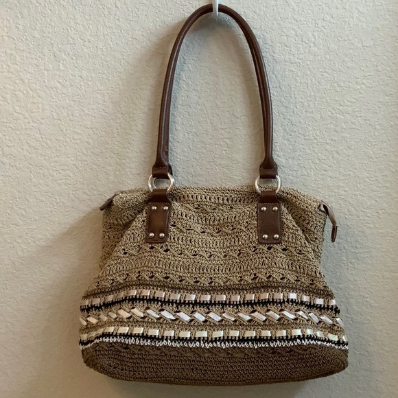 Crochet Shoulder Hobo Bag and Coin Purse - Picture 10 of 11